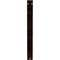 Ekena Millwork Galveston Wrought Iron Bracket, (Single center brace), Antiqued Copper 1 1/2"W x 10"D x 12"H BKTM01X10X12SGLACO - alternate 5